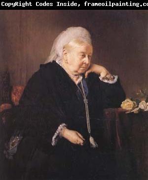 Heinrich von Angeli Queen Victoria in Mourning (mk25)